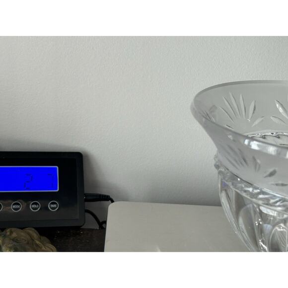 Cristal D'Arques Crystal Serving Bowl Carthage Vintage Candy Dish 6” Tall France - Picture 14 of 14